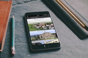 Tuscan wine resort applicazione mobile